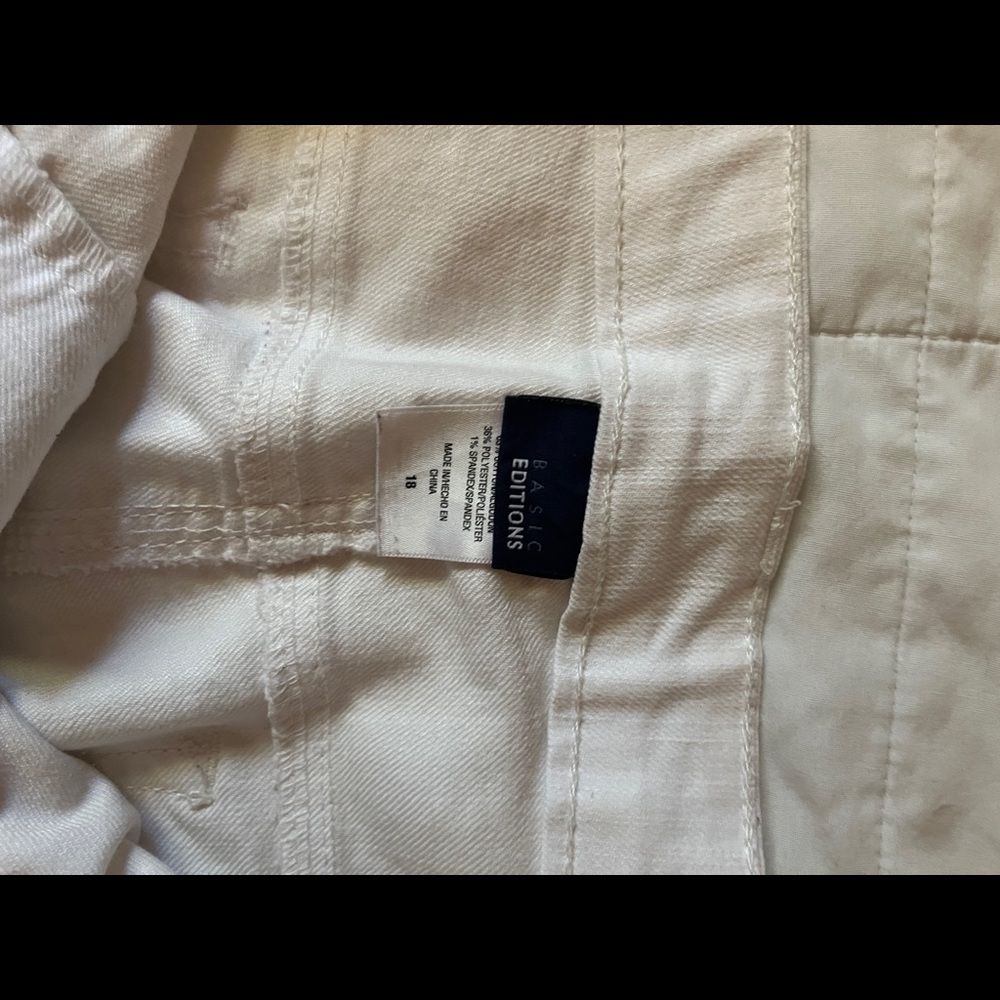 Basic Edition White pants - Picture 2 of 2